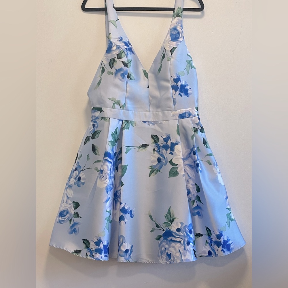 Sequin Hearts Floral Dress